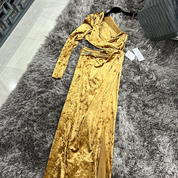 Ronny kobo lorinna dress in butterscotch - Picture 5 of 9